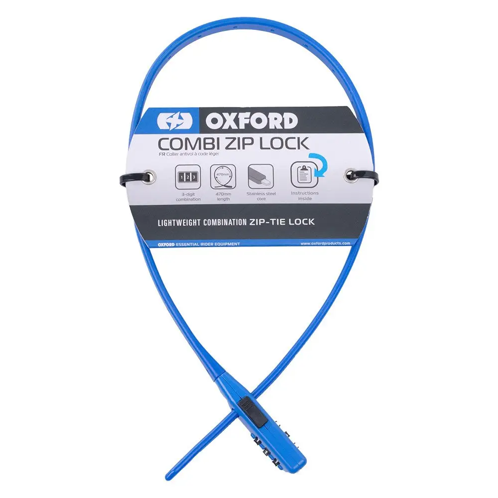 Motocyklový vak Security Tie Combination Oxford modrý — pohled 2