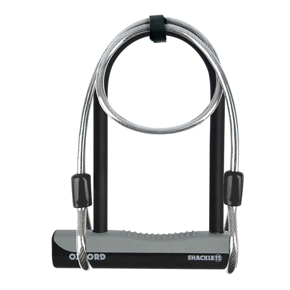 Antivol tip U Shackle12 DUO OXFORD cu cablu Lockmate 1200 mm