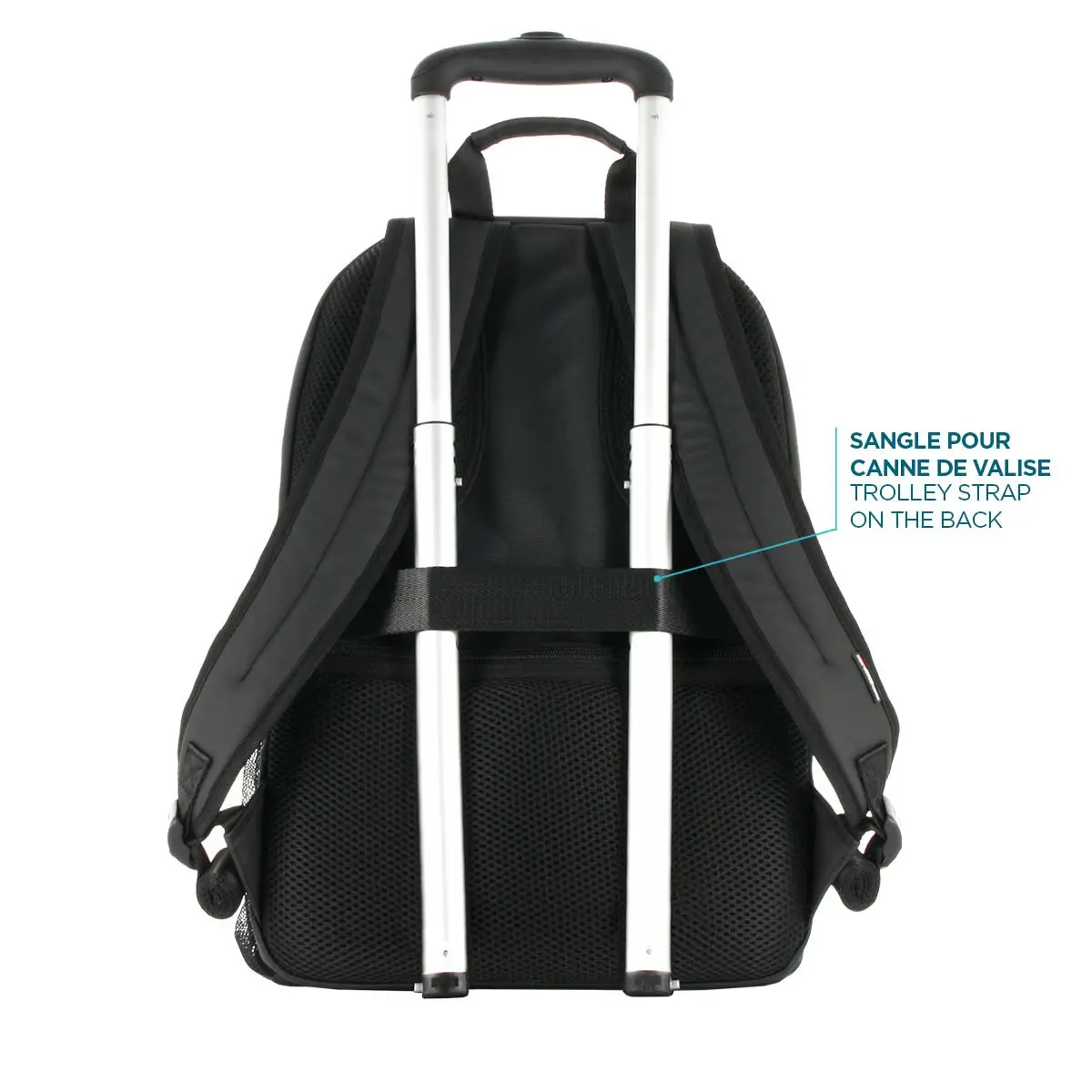 Ryggsäck Mobilis TheOne Voyager 48h 24L svart (14-15.6'') — vy 3