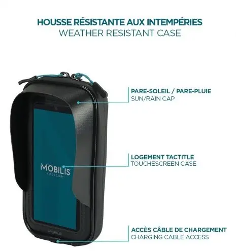 غطاء هاتف مقاوم للعوامل الجوية Mobilis — المنظر 3