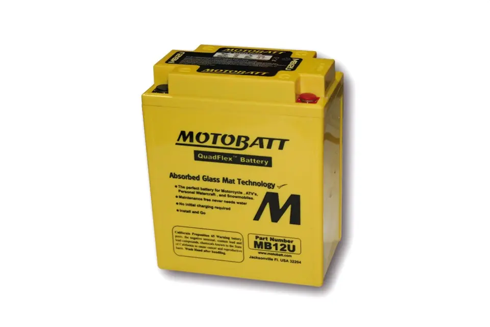 Batterie MOTOBATT MB12U 4 Pole