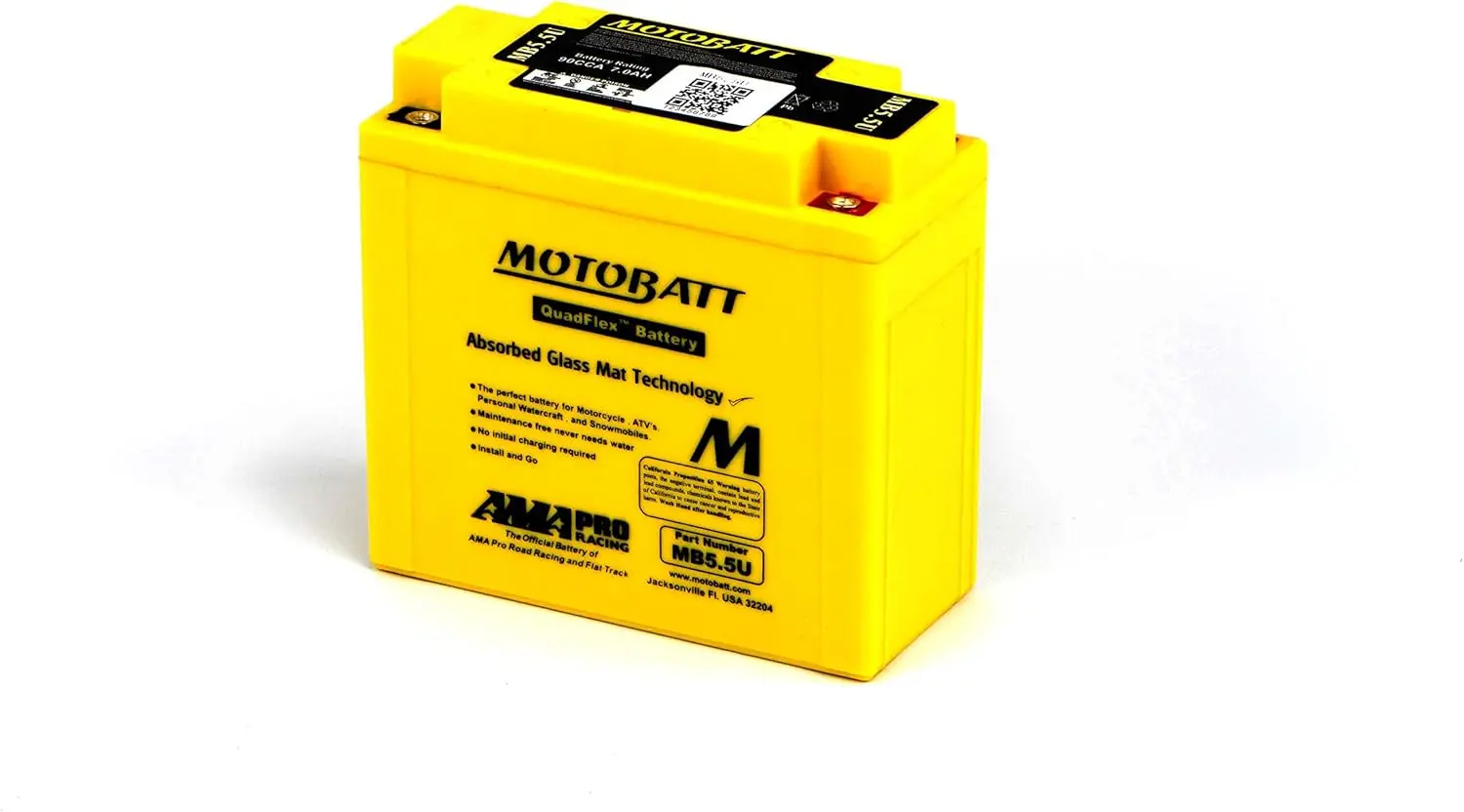 Accu MOTOBATT MB5.5U 4 polen