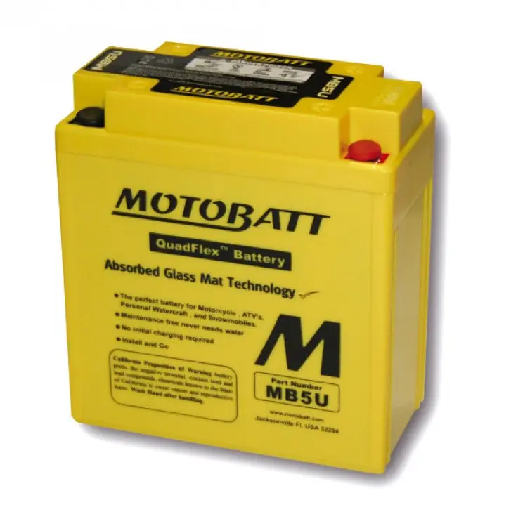 Bateria MOTOBATT MB5U 4 póly