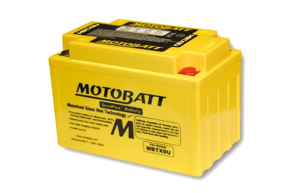 Batterie MOTOBATT MBTX9U 4 Pole