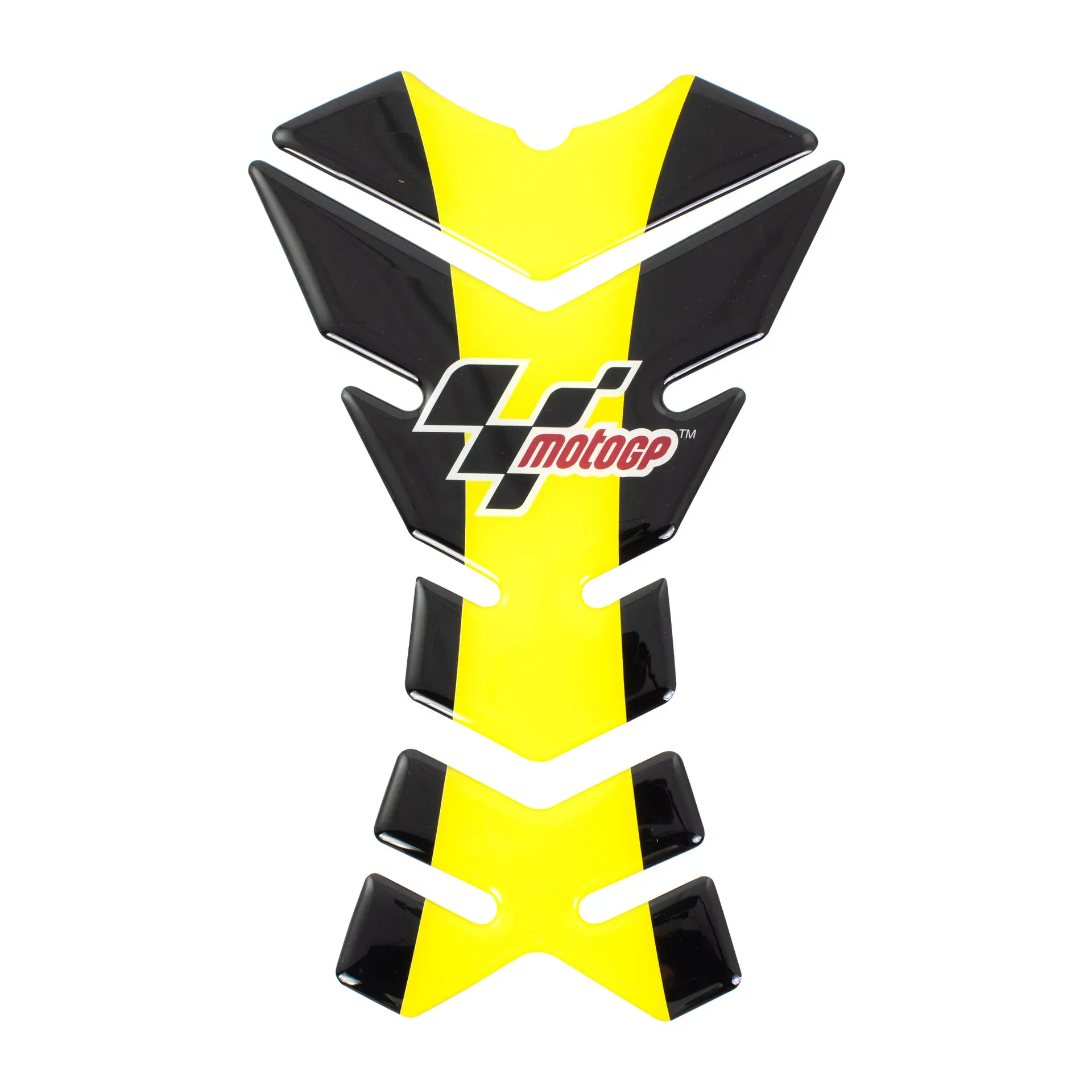 3 ٹکڑے MOTOGP سیاہ پیلا ٹینک پروٹیکٹر
