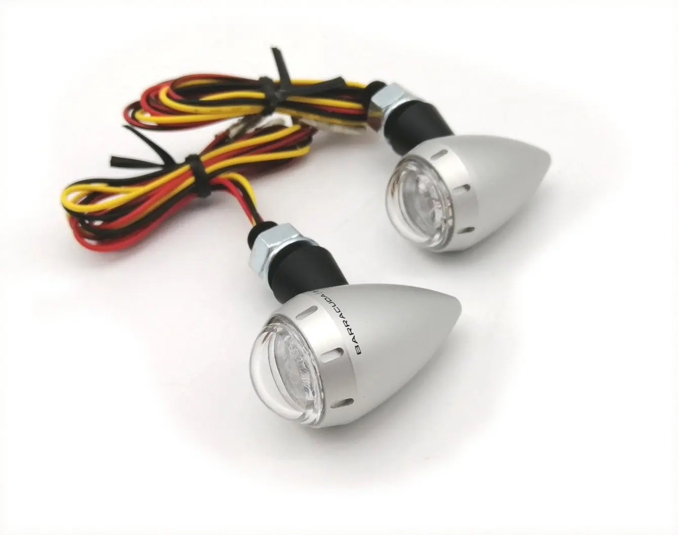 BARRACUDA S-LED3 B-LUX シルバー ウインカー(ペア)