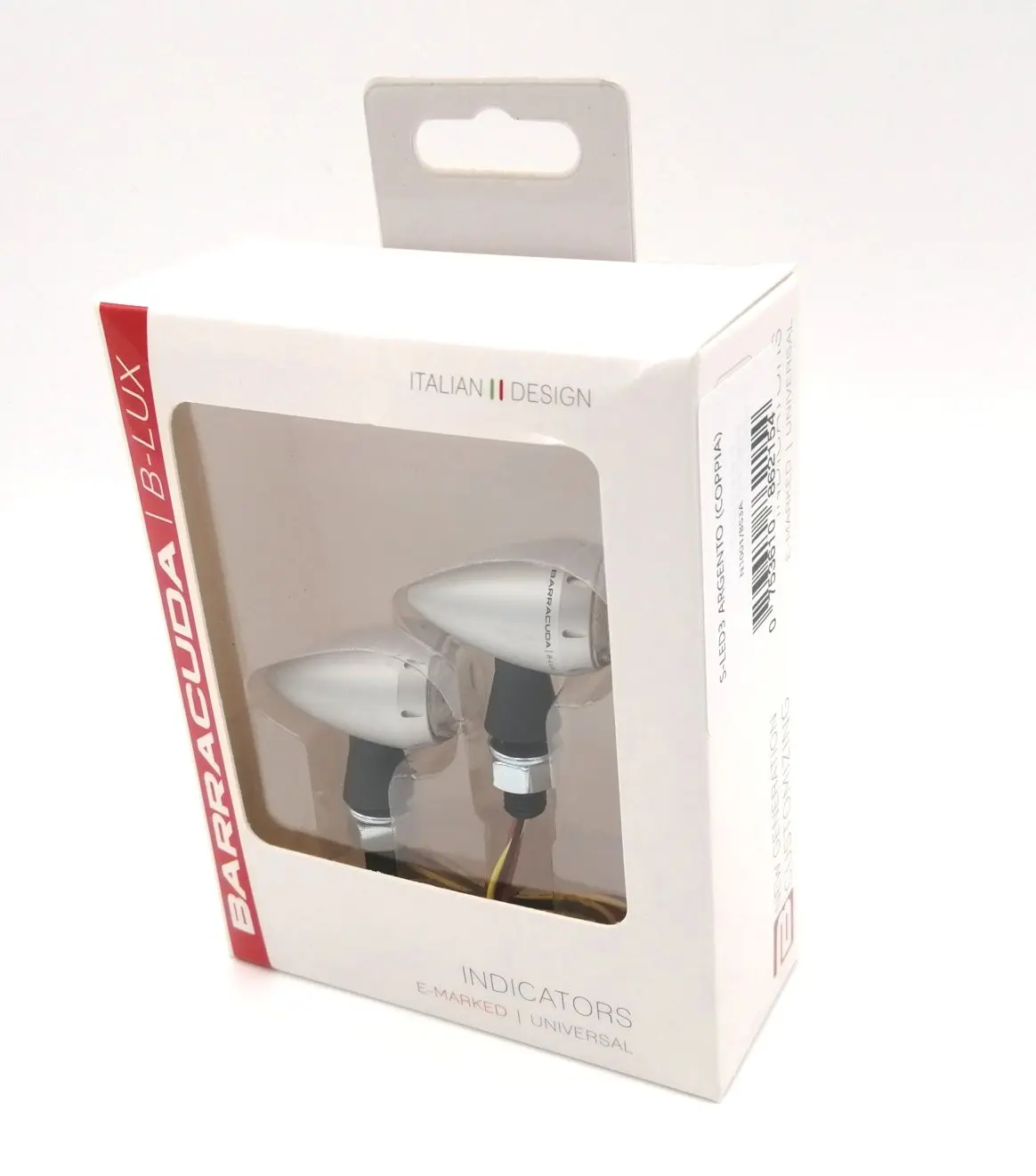 S-LED3 B-LUX silver Barracuda Turn Signal (pair) — view 2