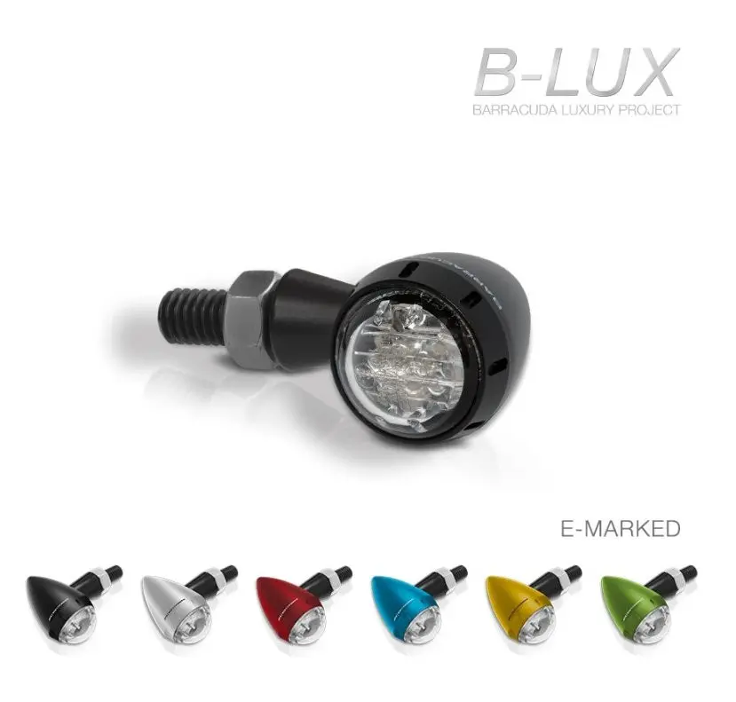 S-LED3 B-LUX silver Barracuda Turn Signal (pair) — view 3