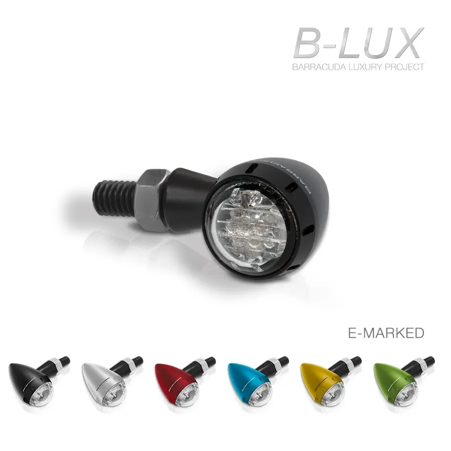 ইন্ডিকেটর S-LED B-LUX BLACK (জোড়া) BARRACUDA