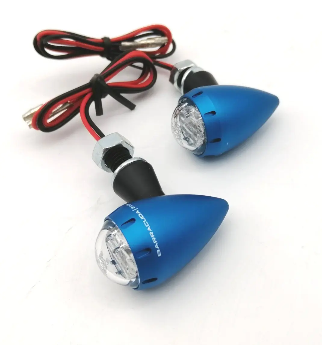 Knipperlicht S-LED B-LUX blauw paar Barracuda