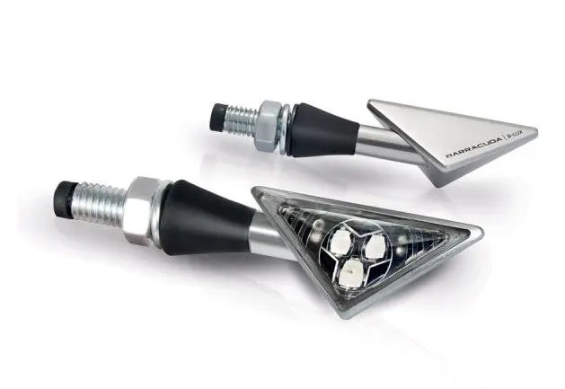 Blinklys Z-LED B-LUX Sølv Barracuda (par)
