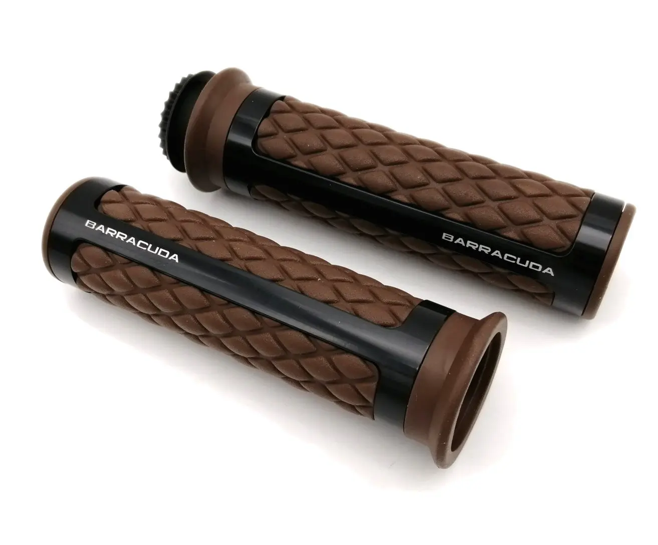 Classic Lenkergriffe braun/schwarz (Paar) Barracuda