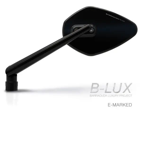 Buitenspiegel SKIN-X ZWART (paar) BARRACUDA