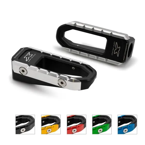 X-Offroad footpeg kit blue Barracuda