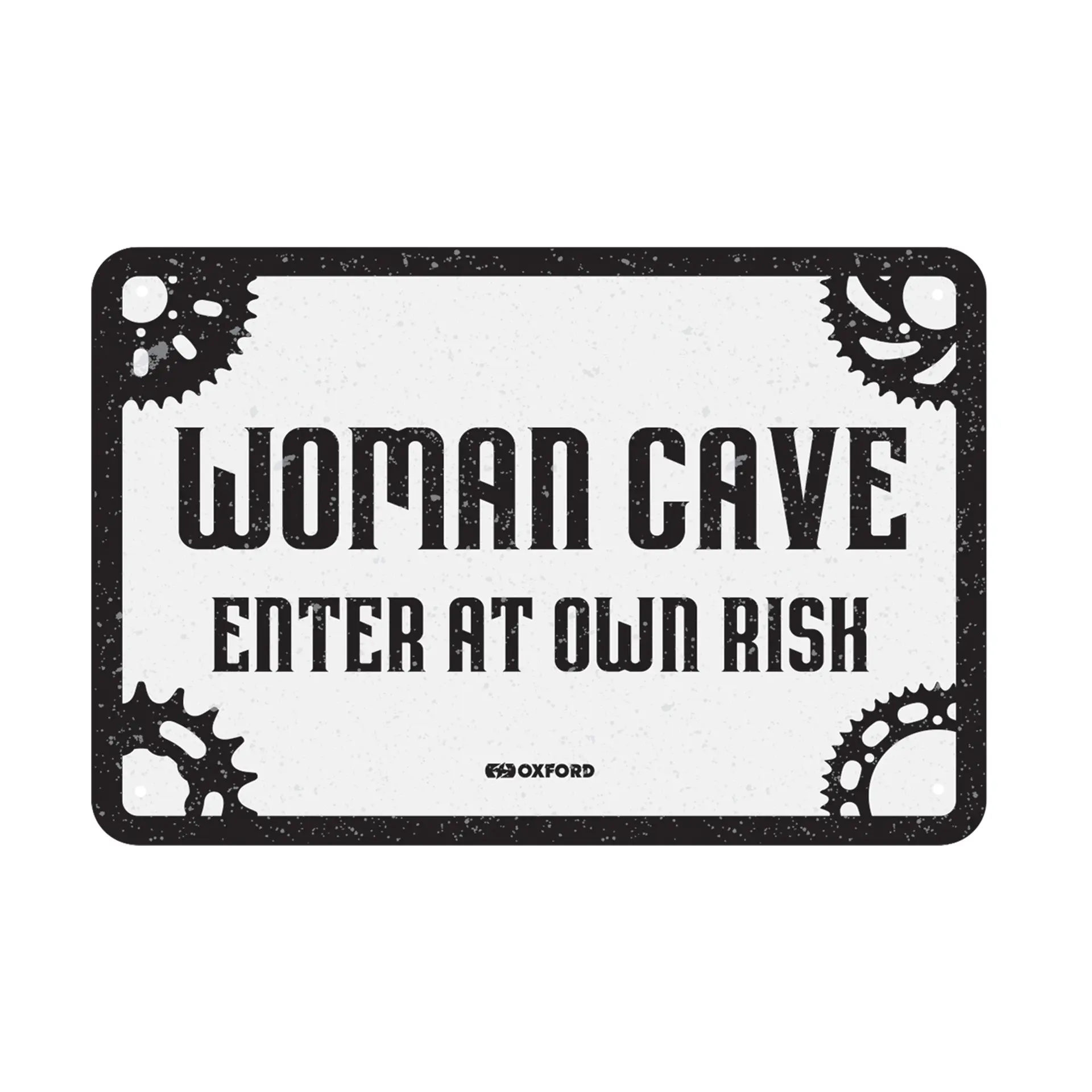 لوحة معدنية Woman Cave Oxford