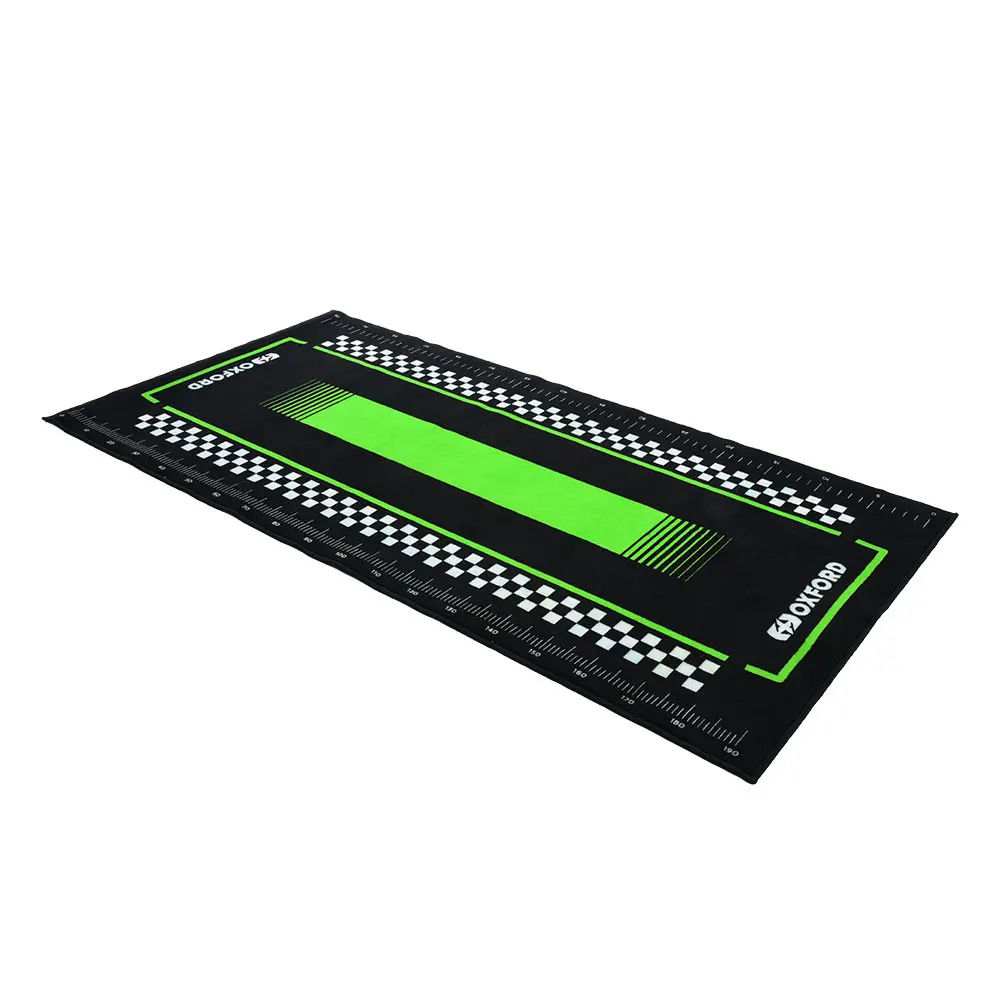 Tapis d'atelier Pitlane vert L 200 x 100 cm Oxford