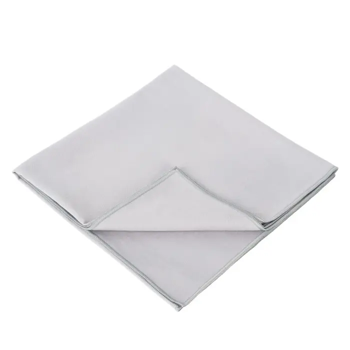 Serviette de camping Oxford grise 120 x 60 cm — vue 2