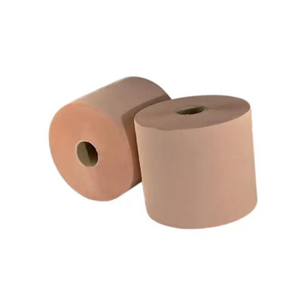 2 Rollen Wattepapier-Handtücher rosa Rolle 300 m BRAZOLINE