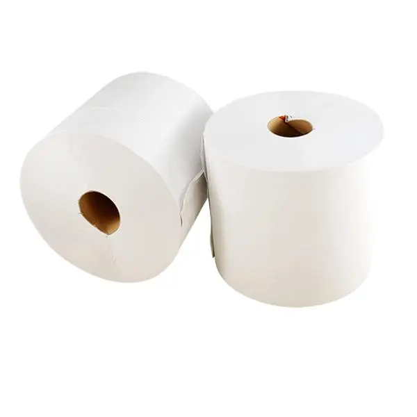 ペーパータオル ホワイト 100%再生紙 300m 2ロール BRAZOLINE