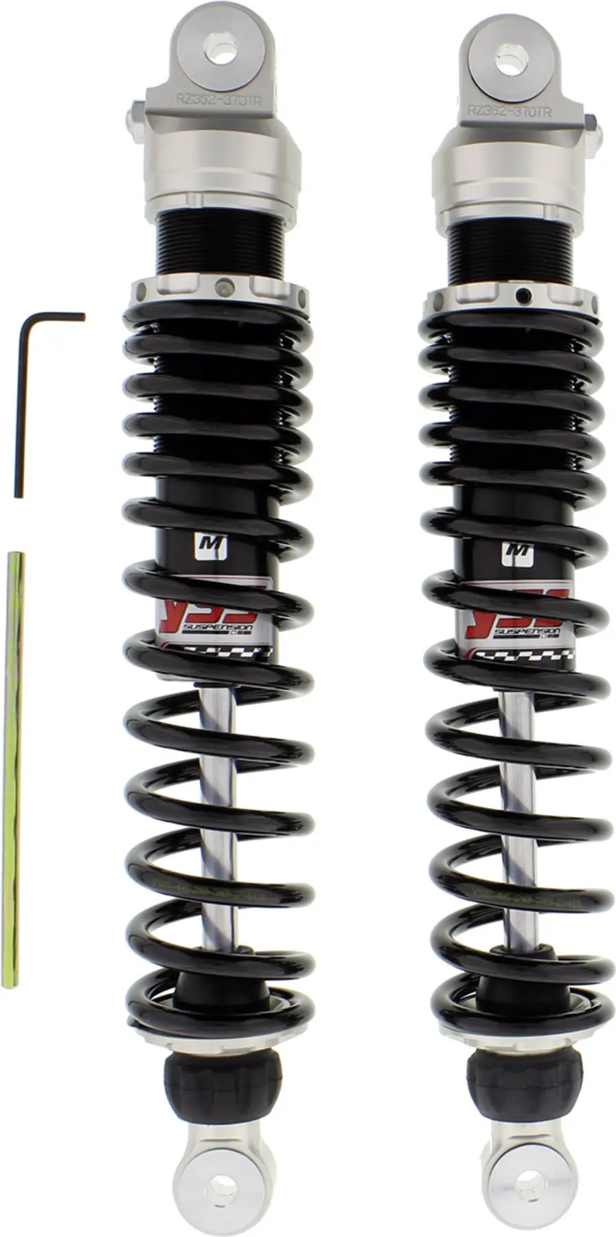 Hintere Stoßdämpfer YSS Gas Top Line G-Sport Black S Ho/Monkey 125 das Paar