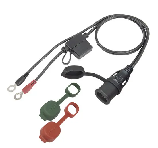 Optimate TecMate O-1 fester Stecker mit wasserdichter SAE-Schutzkappe