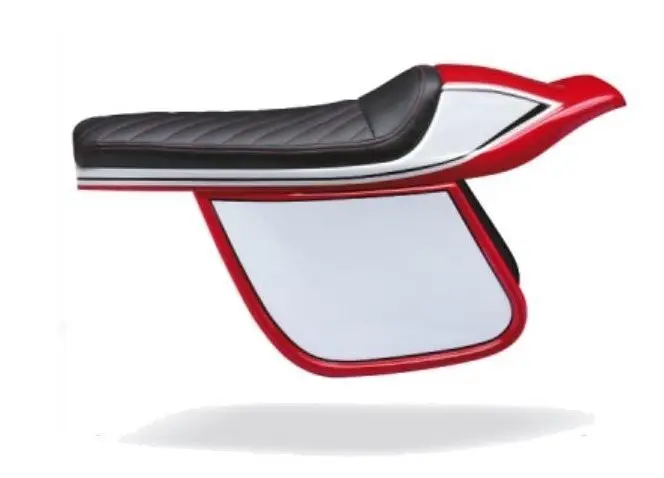 Selle flat track marron C-RACER