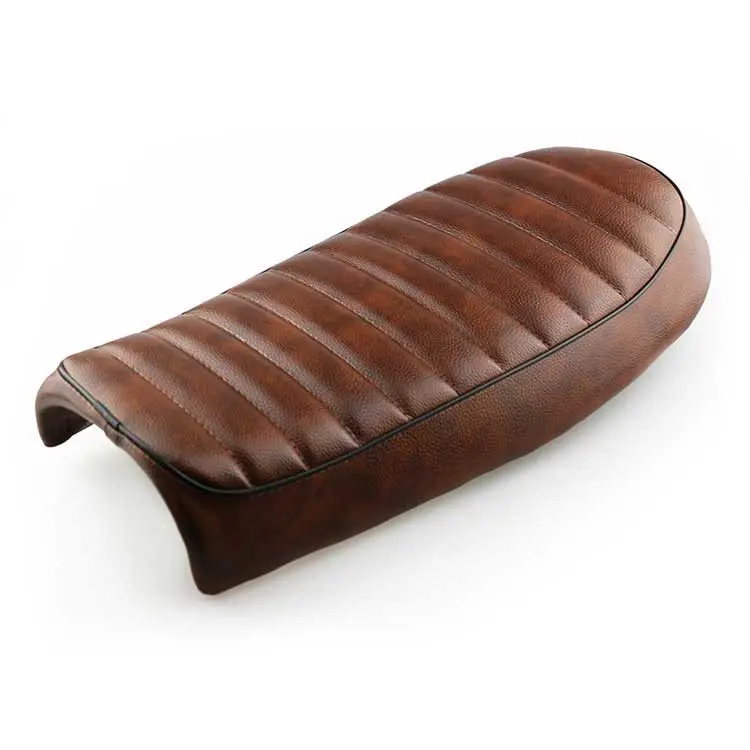 Universelle SCRAMBLER Sattel BRAZOLINE gealtert braun