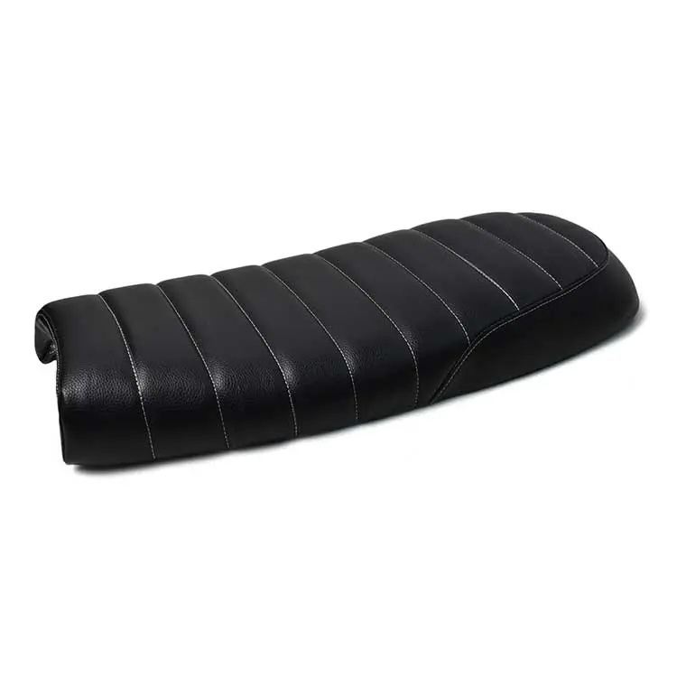 Sitz SCRAMBLER SCHWARZ Weißer Faden Universal BRAZOLINE
