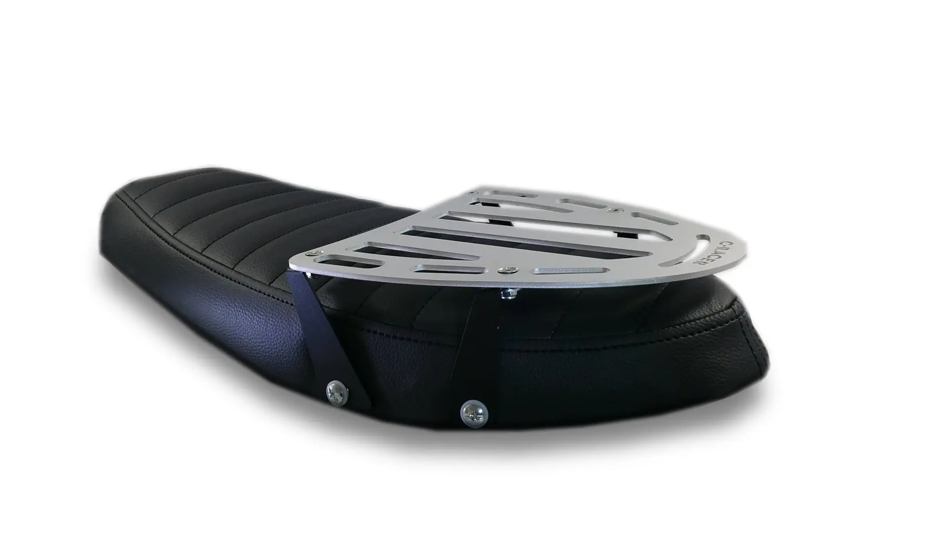 Selle adaptable Yamaha SR 400 noire avec RACK C-RACER
