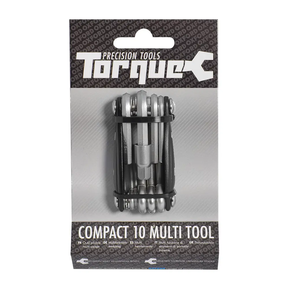 Compact 10 Clés à Douilles Aluminium (Allen et Torx) OXFORD