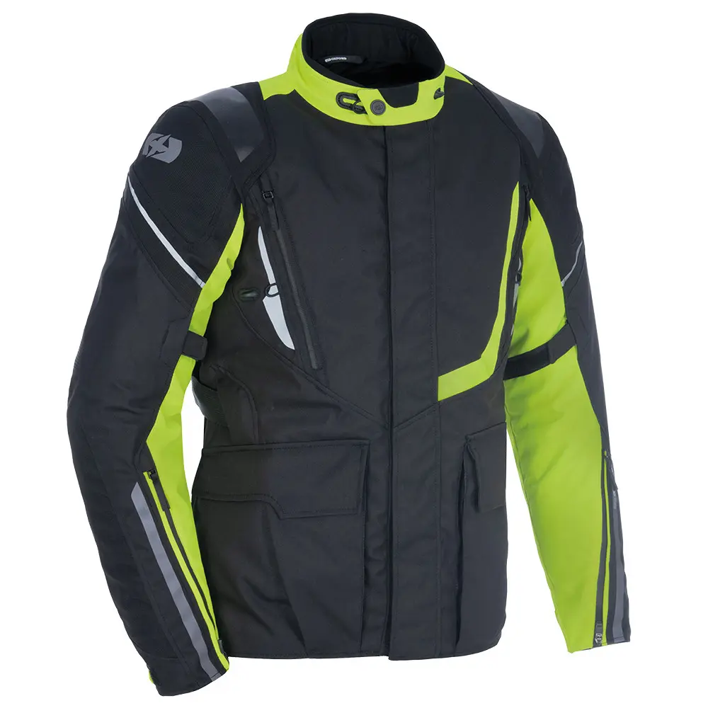 Motocyklová bunda OXFORD Montreal 4.0 MS Dry2Dry Černá/Fluorescenční M Pánská