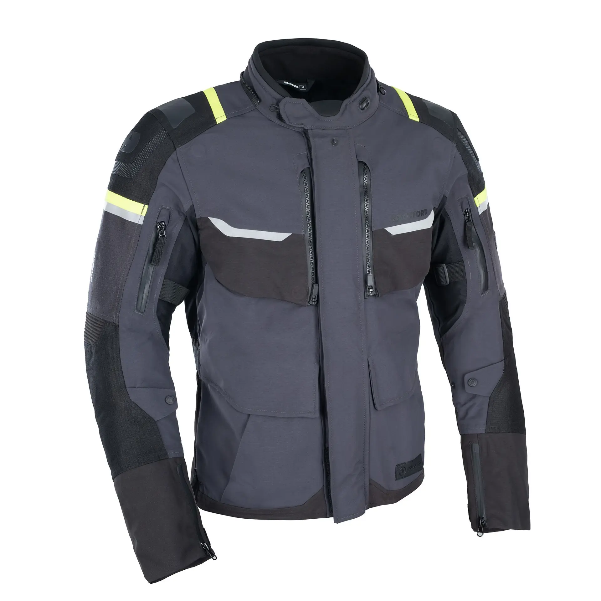 آکسفورڈ Stormland D2D MS جیکٹ سرمئی/سیاہ/فلورو مرد 2XL