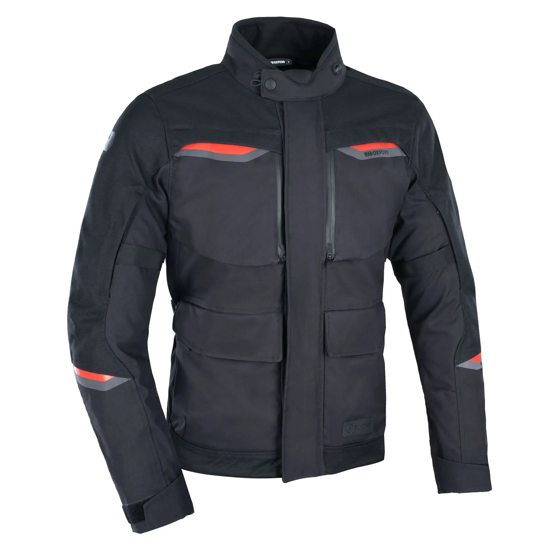 Motorradjacke Oxford Mondial 2.0 MS Tech schwarz Größe 5XL Herren