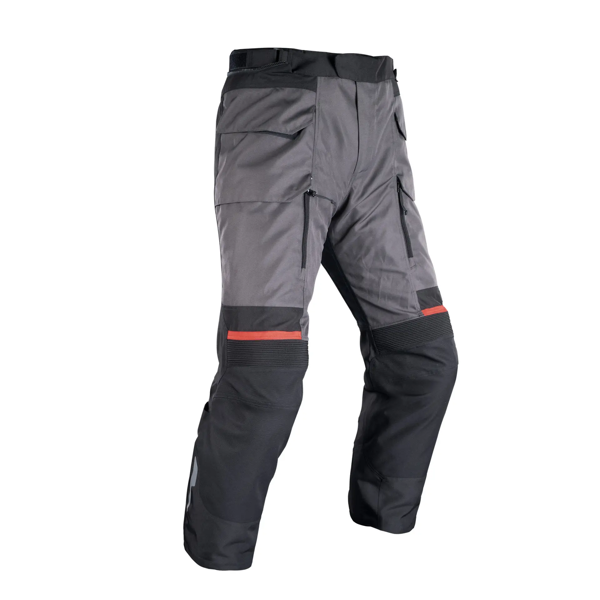 Hose OXFORD Rockland MS Charcoal/Schwarz/Rot Herren