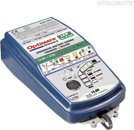 Chargeur OptiMATE Lithium 4s 9,5A - 5s 7,5A