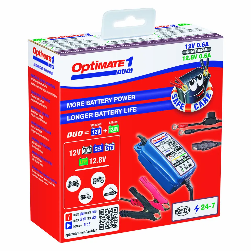 TECMATE Optimate 1 Duo TM402-D Batteriepflegegerät — Ansicht 2