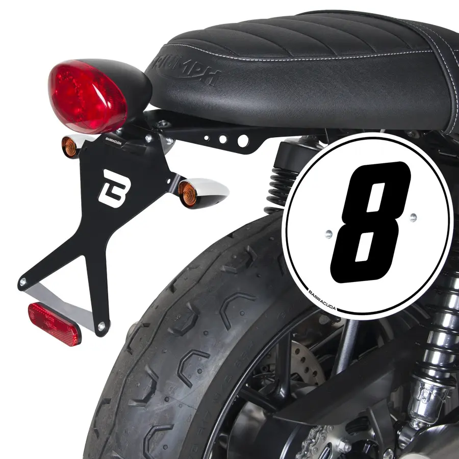 VALSTYBINĖS NUMERIO LENTELĖS LAIKIKLIS BARRACUDA Triumph Street Twin