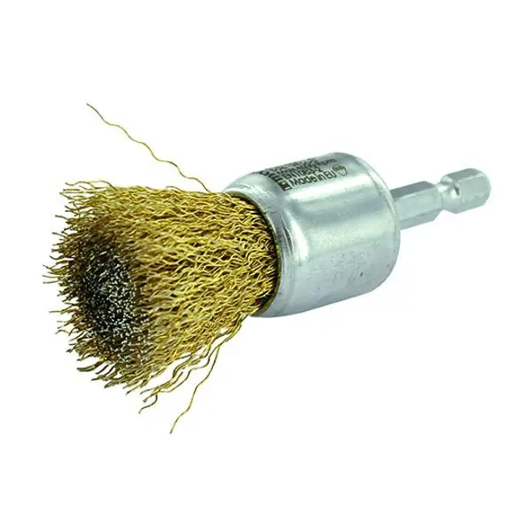 Brosse pinceau Tivoly fil acier laitonné dia.24
