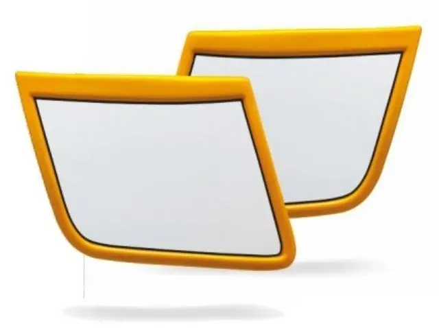 C-RACER scrambler numbrimärgiplaatide paar