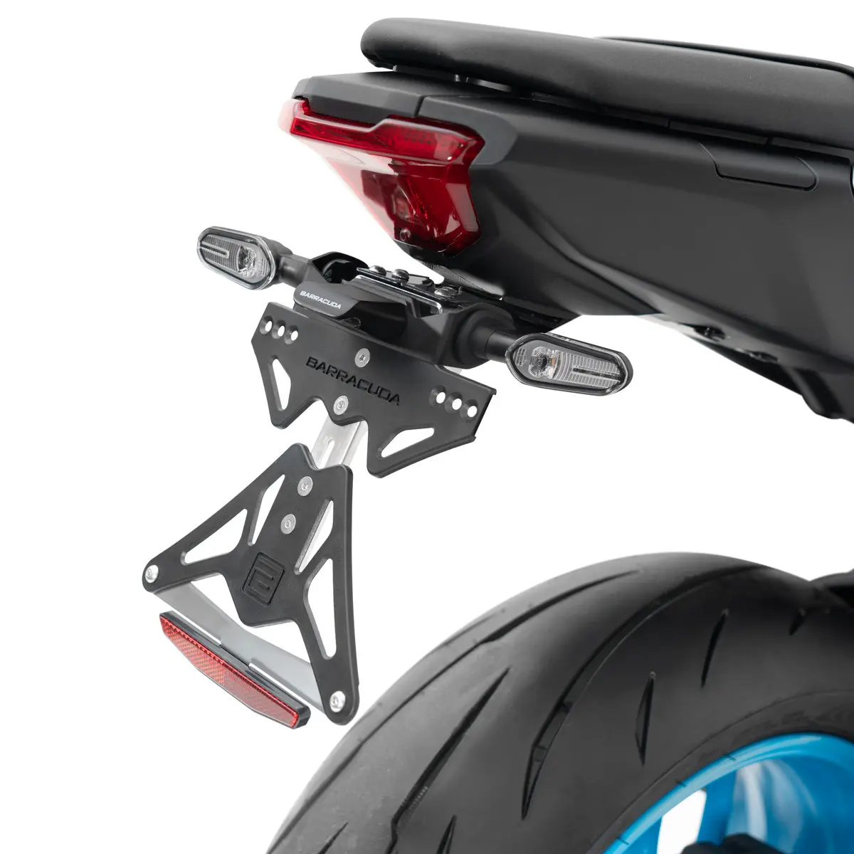 Support de plaque Barracuda Yamaha MT07 2025+ pour clignotants origine