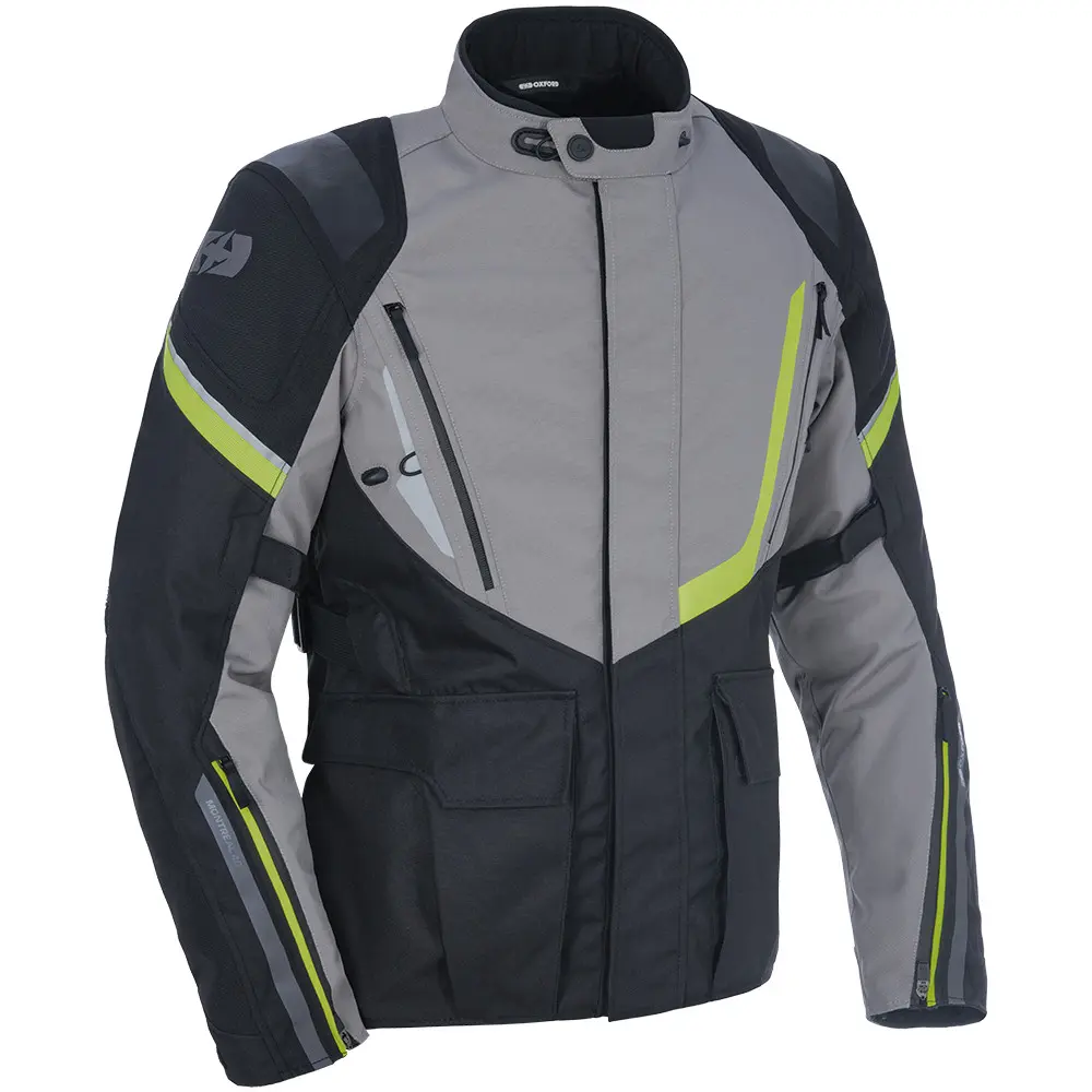 Oxford Montreal 4.0 MS Dry2Dry Jacke Schwarz/Grau/Fluo 5XL Herren
