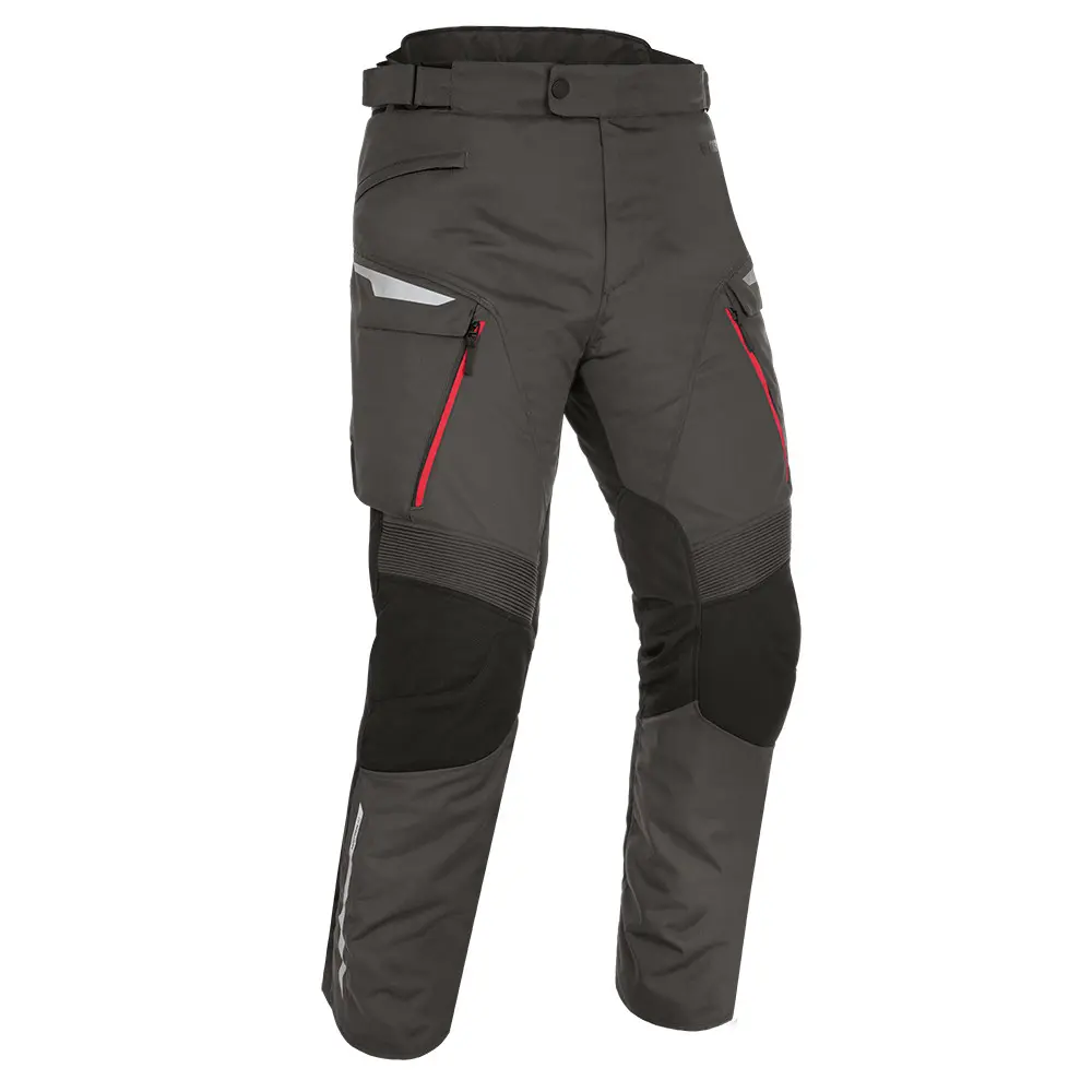 Oxford Montreal 4.0 MS Dry2Dry Motorradhose Schwarz/Grau/Rot Regular M Herren
