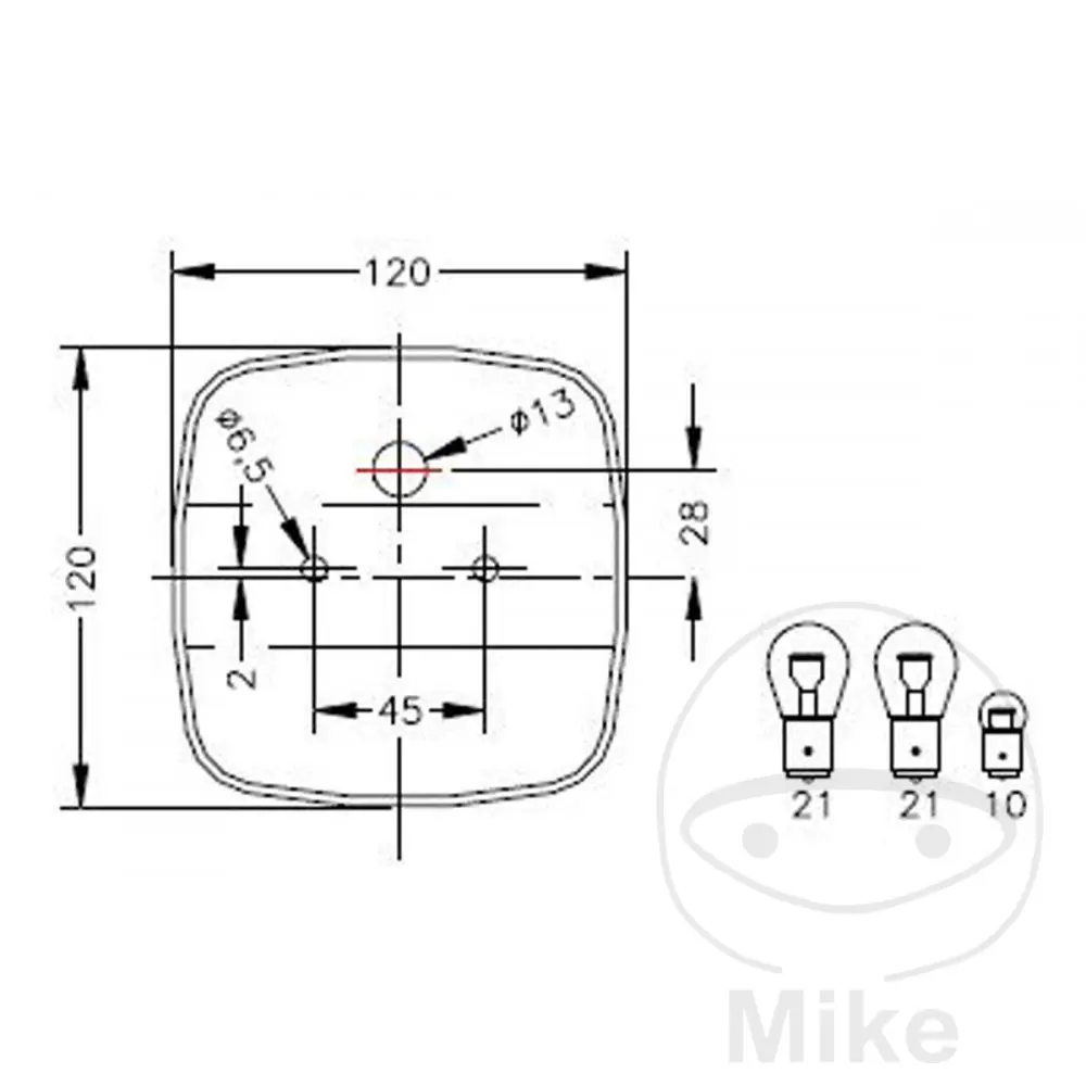 GEKA Headlight lens — view 2