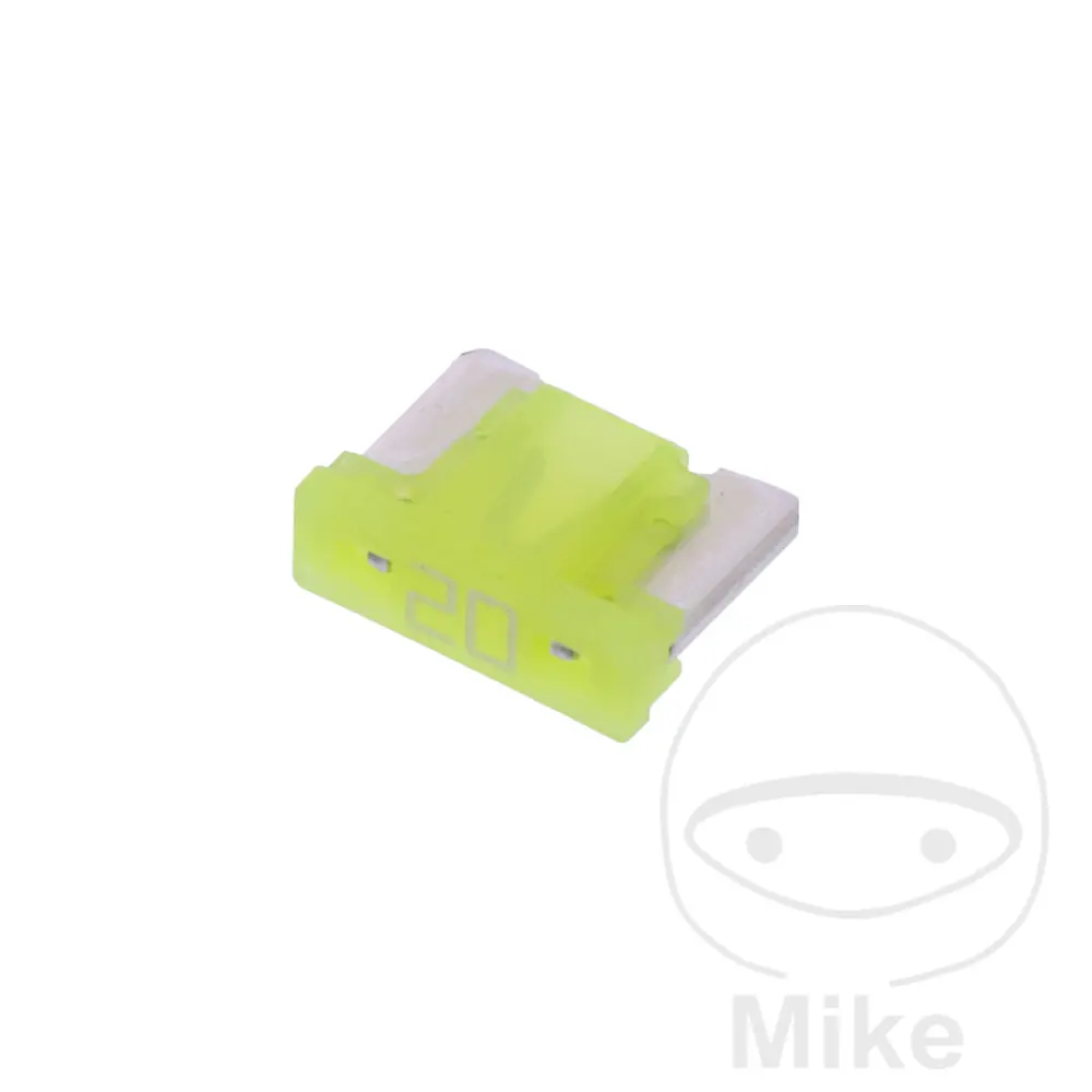 Mini LP-blad-sikring 20A JMP gul pakke med 5 stk