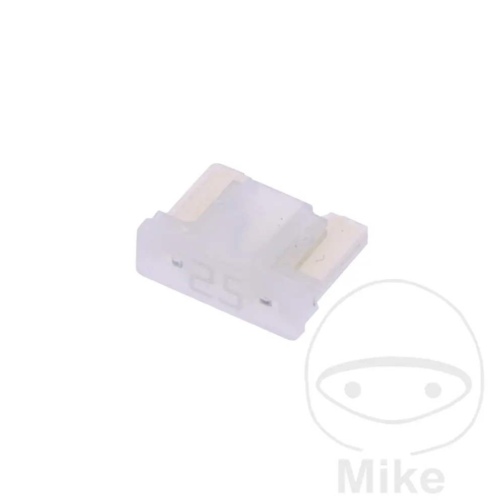Mini LP zekering 25A JMP wit verpakking 5 stuks