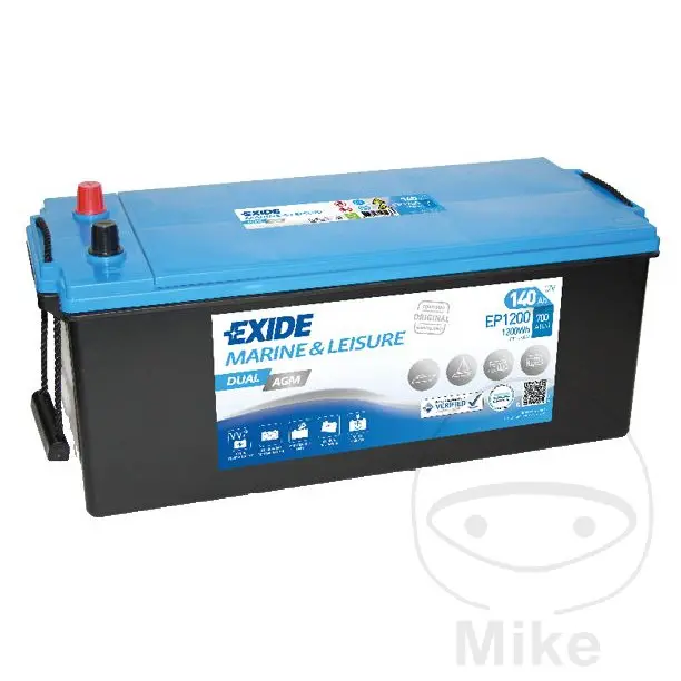 Batterie von Exide Dual AGM für Start und Versorgung
