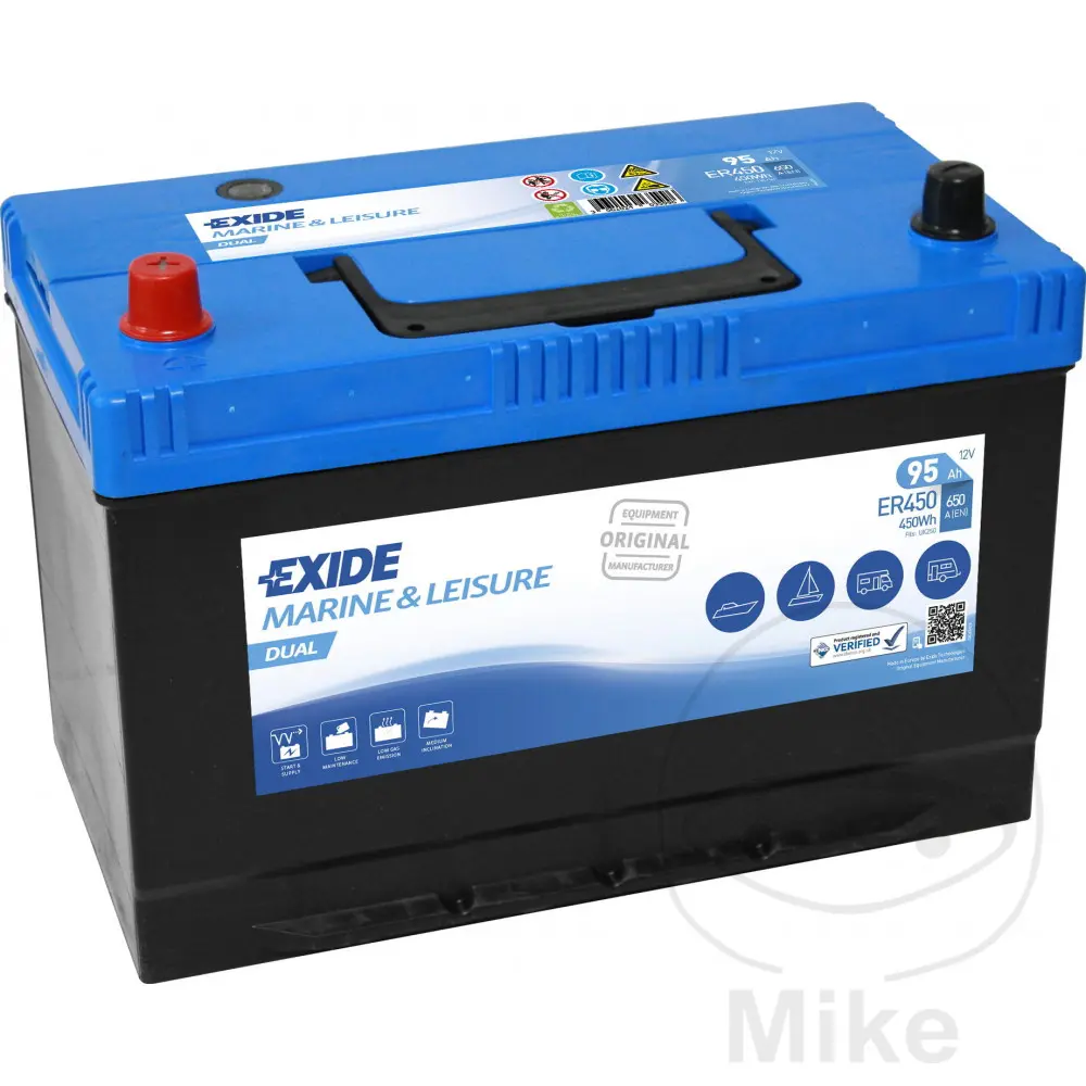 Batterie de démarrage et d'alimentation Dual Exide