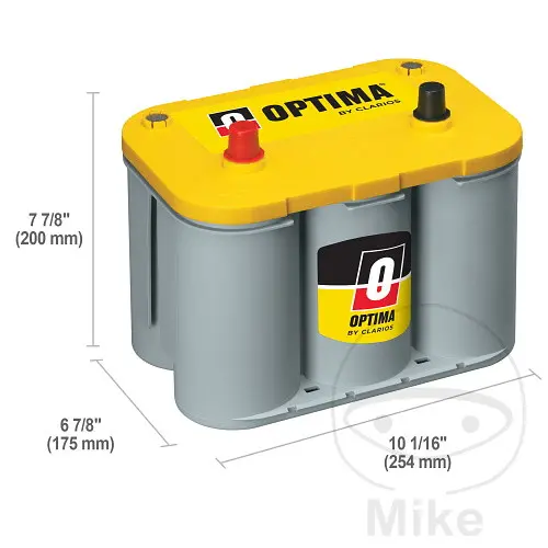Batterij Optima Yellow Top S 4.2 12V 55Ah JMP