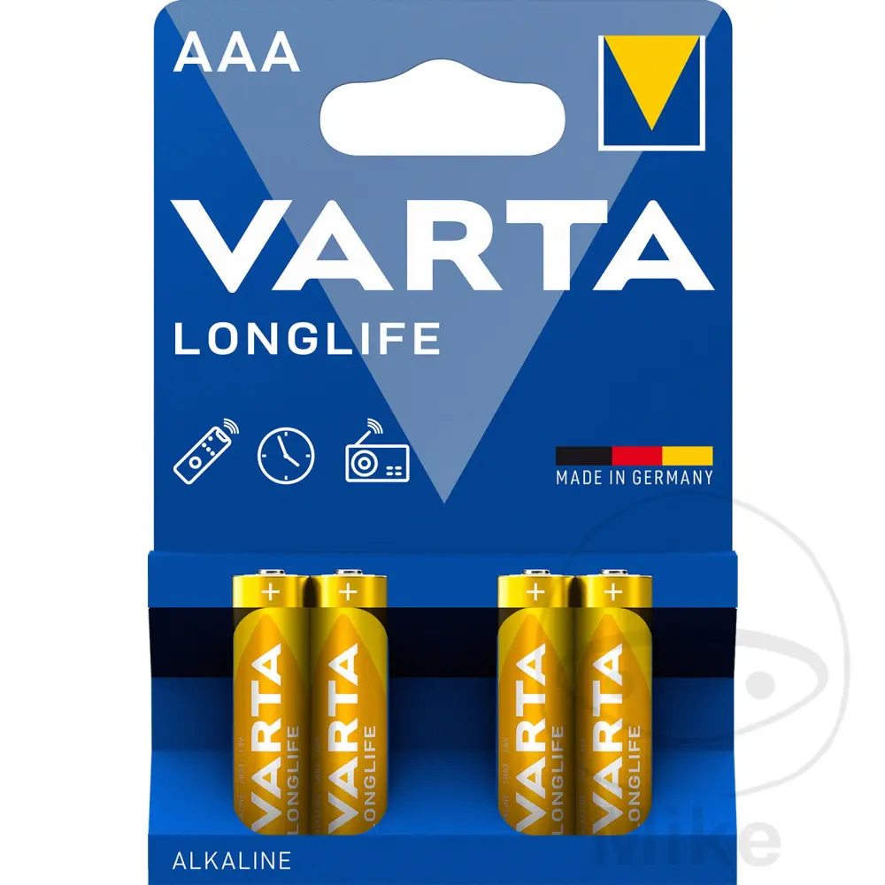 Patuud Varta Micro AAA pikaajaline - Blister 4 patareid