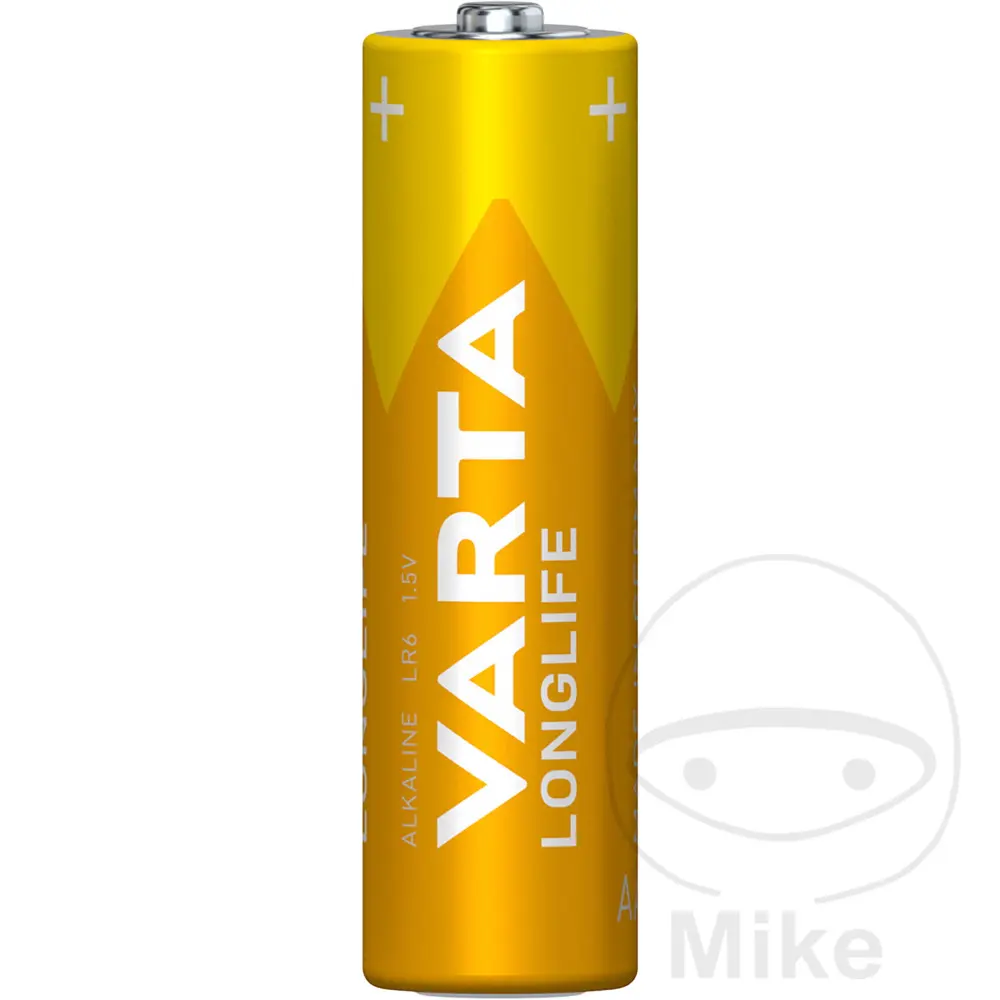 LR06 1.5V Varta Alcaline Longlife AA elem - 4 db-os csomag — 2. kép